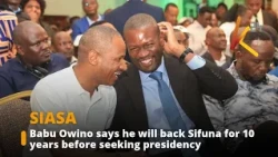 Babu Owino says he will back Sifuna for 10 years before seeking presidency