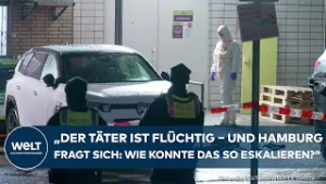 HAMBURG: Blutige Eskalation! Mann vor Restaurant erstochen – Tumulte vor Klinik!