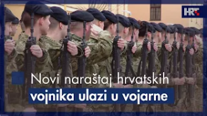 Novi naraštaj hrvatskih vojnika ulazi u vojarne