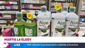 Promoția lunii martie la Elody: –30% reducere la vitamine și produse pentru imunitate  /P/