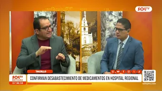 Trujillo: Medication shortages confirmed at Regional Hospital