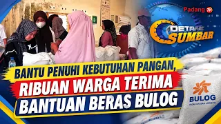 HELPING TO MEET FOOD NEEDS, THOUSANDS OF RESIDENTS RECEIVE BULOG RICE AID