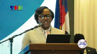 MCI / Remise de chèques / Intervention de la MPCE, Sandra PAULEMON