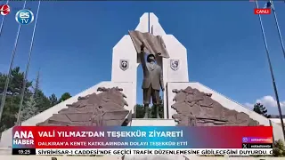 Thank-you visit from Governor Erdinç Yılmaz