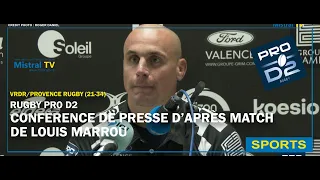 Louis Marrou press conference - 15/05/2026