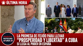 LA PROMESA DE FEIJÓO PARA LLEVAR “PROSPERIDAD Y LIBERTAD” A CUBA SI LLEGA AL PODER EN ESPAÑA