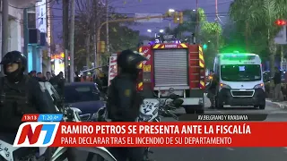 DOWNTOWN FIRE: FLAMES DESTROY APARTMENT IN BELGRANO BUILDING