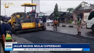 Jalur Mudik Mulai Diperbaiki