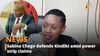 Sabina Chege defends Kindiki amid power strip claims