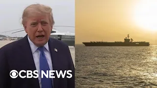 Trump dismisses concerns about USS Lincoln, says 9-month deployment "not nearly long enough"