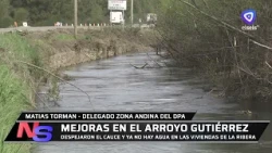 DPA finished work on the Gutiérrez stream and the water level dropped by up to 40 centimeters