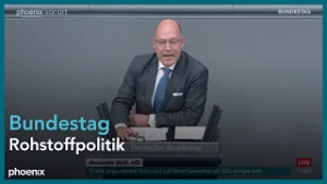 Bundestagsdebatte zur Rohstoffpolitik am 27.02.26