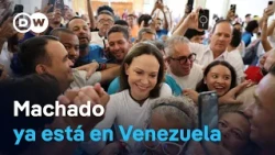 María Corina Machado reaparece en Venezuela junto con dirigentes opositores