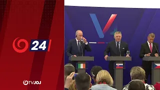 Tlačová beseda po rokovaní premiérov V4 a Írska (10.9.2026)