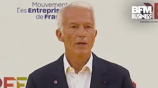 "Il faut faire voler en éclat le carcan qui étouffe notre pays" (Patrick Martin)
