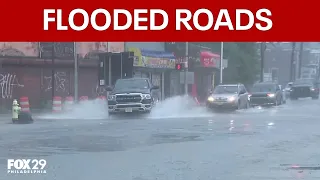 Camden County roads flooded, drivers stuck