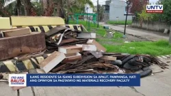 Ilang residente sa isang subdivision sa Apalit, Pampanga, hati ang opinyon sa pagtatayo ng MRF