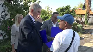 Ministar Beriša u Kraljevu obišao romsko naselje