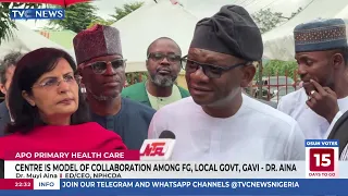 NPHCDA ED, Gavi CEO Visit Solarised Apo Primary Healthcare Centre, Abuja
