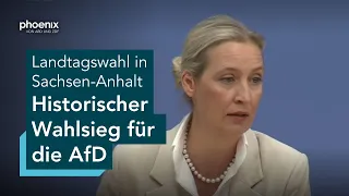Pressekonferenz der AfD zur Landtagswahl in Sachsen-Anhalt | 07.09.26