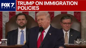 Trump touts immigration policies, claims inflation down
