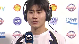 "그냥 일단 죄송해요" 심우준, 팬들에게 하고 싶은 말 묻자 머뭇거리다... | 인터뷰 | 2026 KBO리그 (26.09.05)