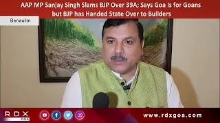 AAP MP Sanjay Singh Claims Section 39A Benefits Builder Lobby, Targets Farmers' Land