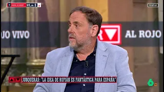Junqueras responde a si Rufián será el candidato de ERC para las elecciones generales -Al Rojo Vivo