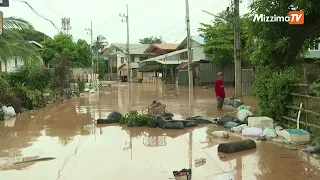 Flooding in Thailand's Nan province after heavy rains