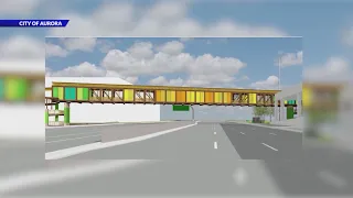 Crews break ground on pedestrian bridge over Parker Road in Aurora
