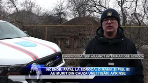 Incendiu fatal la Soroca o mamă și fiul ei au murit din cauza unei țigări aprinse