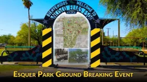 Церемония открытия Esquer Park