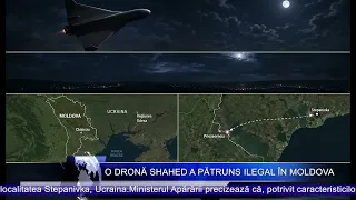 A Shahed drone has illegally entered Moldova