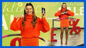 Diana testet ein Hulahoop Reifen im Frühlings-Sale vom 23. Februar 2026 bei @PEARL TV