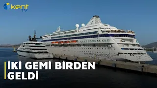 TWO SHIPS ARRIVED AT ONCE