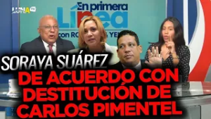 Diputada Soraya Suárez afirma Abinader debe mandar para su casa a Carlos Pimentel