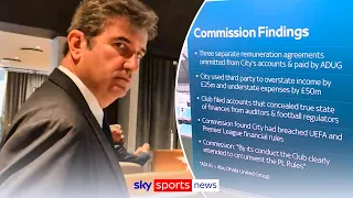 What are the key findings from the independent commission and Man City response?