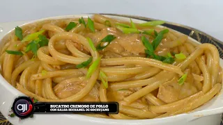 Creamy Chicken Bucatini with Gochujang Béchamel Sauce | Chinese-Style Boneless Chicken Thighs | Ají