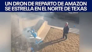 Un dron de reparto de Amazon se estrella en el norte de Texas. | FOX 7 Español