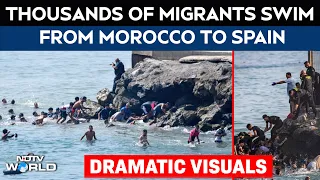Spain Migrants | 9 Dead As Thousands Cross Into Spain From Morocco In Fresh Border Crisis