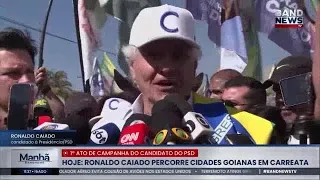 Caiado launches presidential campaign with motorcade in Goiás