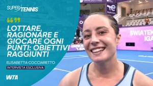 Elisabetta Cocciaretto racconta la vittoria su Coco Gauff al secondo turno del WTA 1000 di Doha