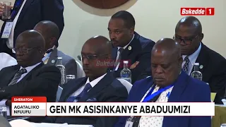 Gen Muhoozi akyazizza abaduumizi b’amagye Mwenda ab’amawanga agakola egye Eastern Africa.