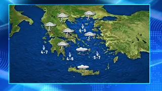 H πρόβλεψη του καιρού για την Παρασκευή 24.7.2026