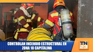 Structural Fire Controlled in Capital's Zone 18