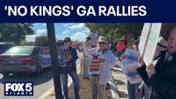 'No Kings' rallies in metro Atlanta mobilize early voters | FOX 5 News