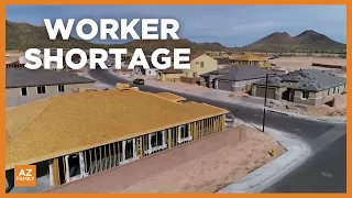 Worker shortages hit construction as Arizona home starts drop