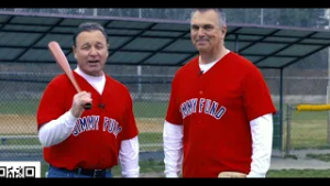 Butch Stearns thanks Kevin Lemanowicz for 30 years at Boston 25