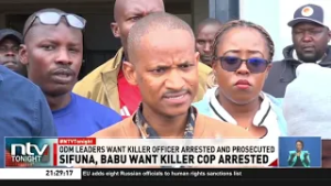 Senator Sifuna, MP Babu Owino want killer cop in Kitengela rally shooting arrested, prosecuted