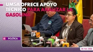 UMSA ofrece apoyo tècnico para analizar la gasolina